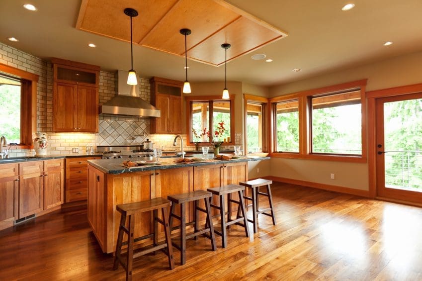 Hardwood Flooring Moves Back Into The Kitchenselect Kitchen And Bath New Trend In Virginia Kitchens Will Leave You Floored
